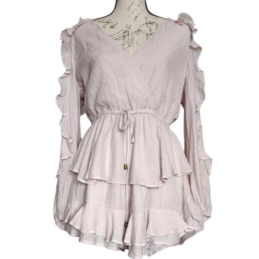Saints + Sinners Ruffle Romper